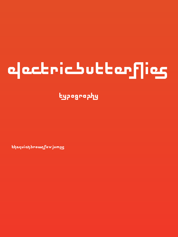 Electric Butterflies Poster