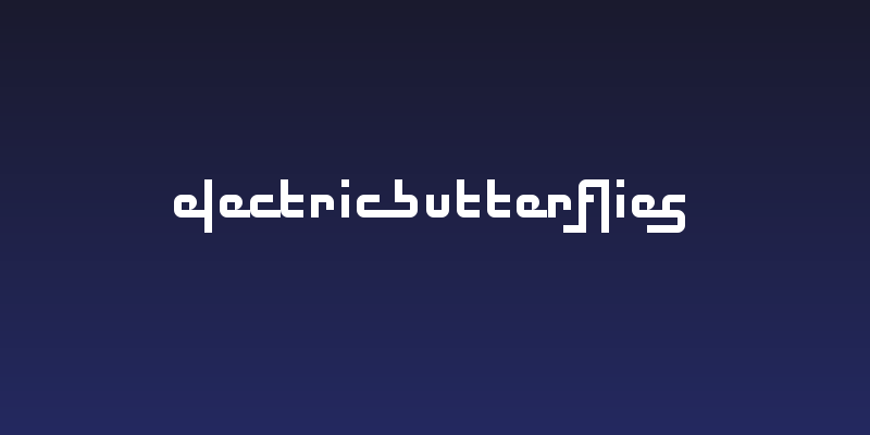 Electric Butterflies Social Header