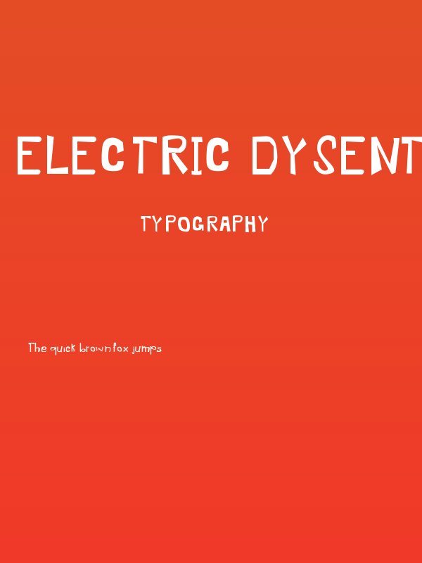 Electric Dysentery Poster