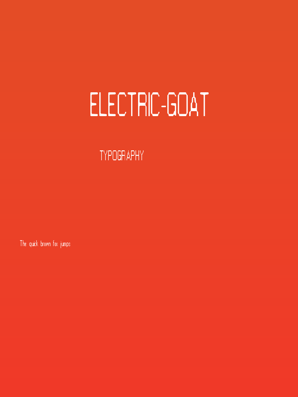 Electric-Goat Poster