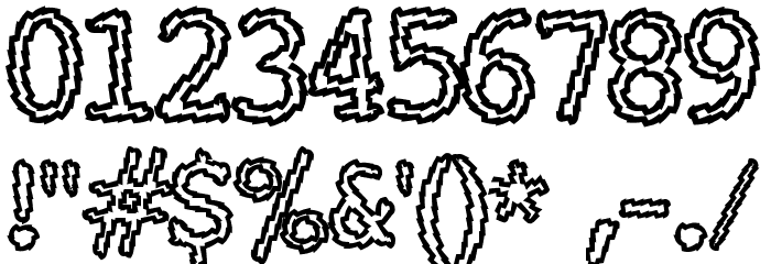Electric Hermes AOE Charge Font OTHER CHARS
