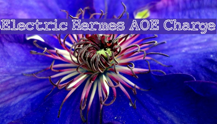 Electric Hermes AOE Charge Font examples