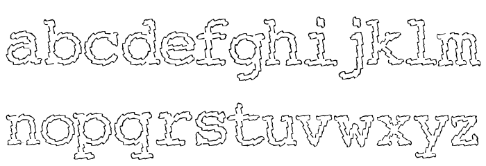 Electric Hermes AOE Font LOWERCASE