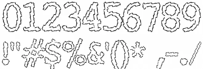 Electric Hermes Font OTHER CHARS