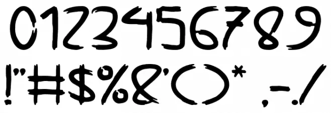 Electric Kiss Font OTHER CHARS