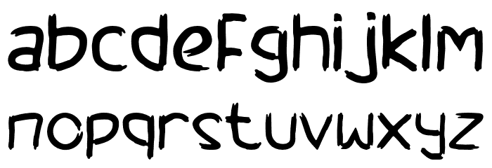 Electric Kiss Font LOWERCASE