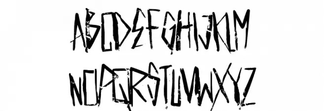 Electric Panda Schriftart Groß