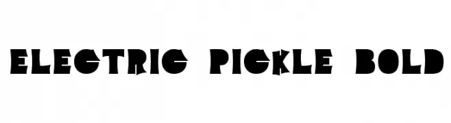 Electric Pickle Bold  لخطوط تنزيل