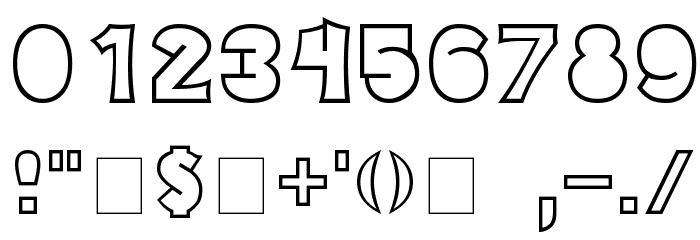 Electric Pickle Font OTHER CHARS