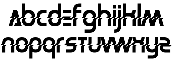 Electric Shocker Font LOWERCASE