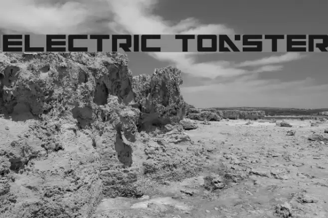 Electric Toaster Font examples