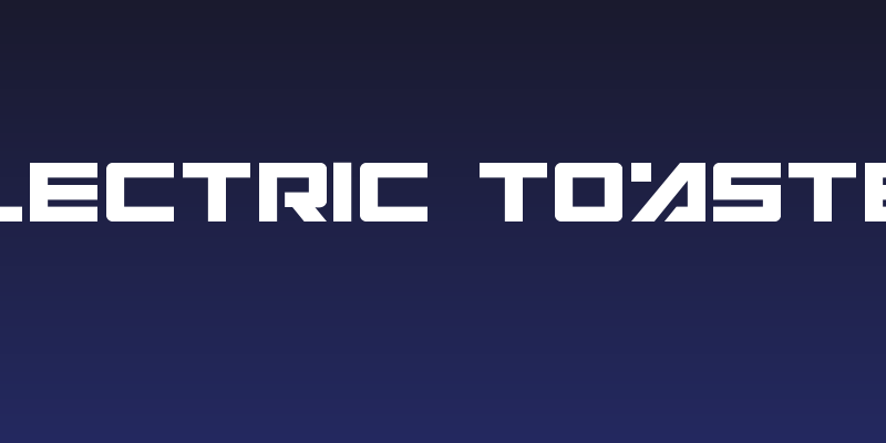 Electric Toaster Social Header