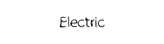 Electric  Fuentes Gratis Descargar