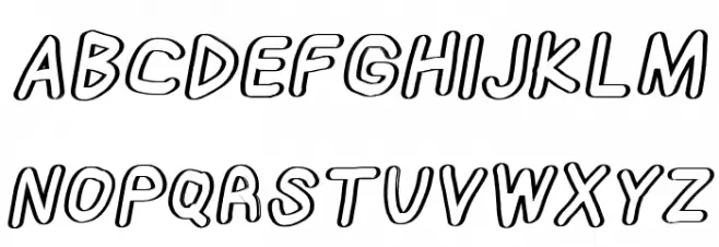 ElectricBlanket Oblique خط أحرف كبيرة