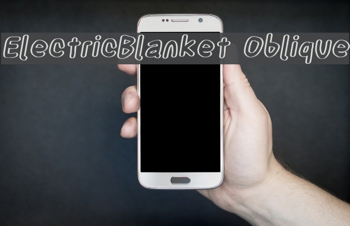 ElectricBlanket Oblique Font examples