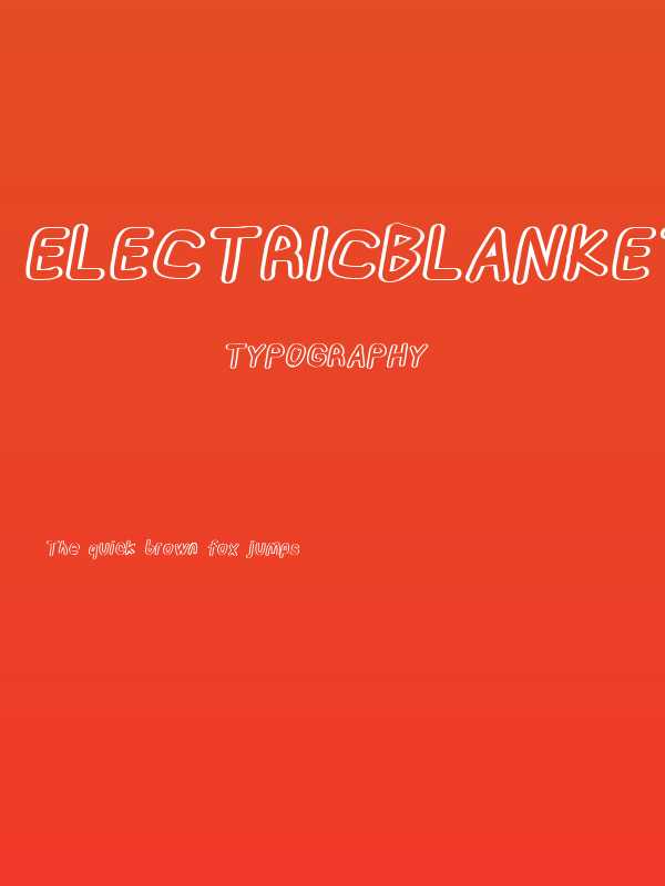 ElectricBlanket Oblique Poster