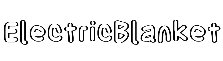 ElectricBlanket Font