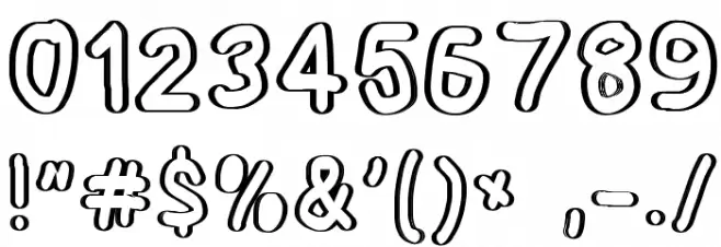 ElectricBlanket Font OTHER CHARS