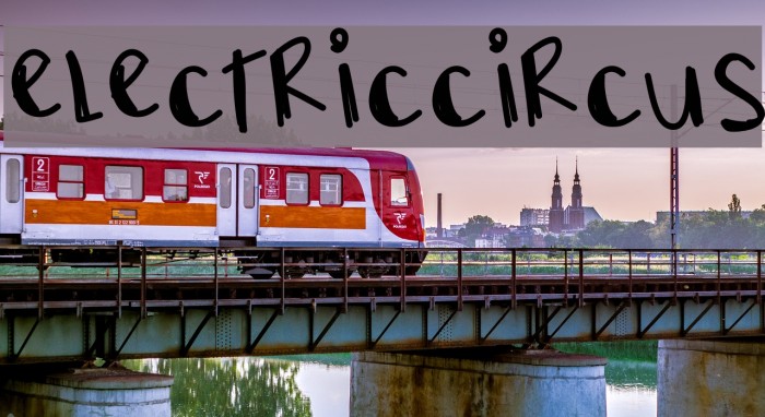 ElectricCircus Font examples