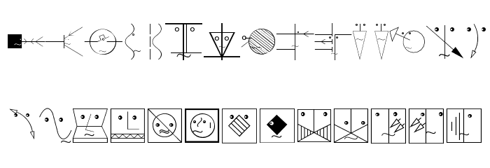 ElectricFacesOne Font LOWERCASE