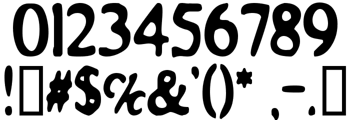 ElectricLiquorGoggles Font OTHER CHARS