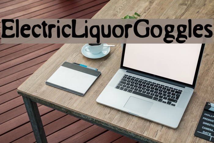 ElectricLiquorGoggles Font examples