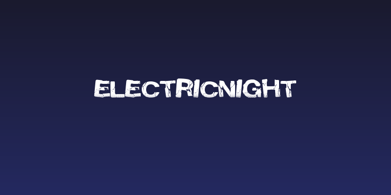 ElectricNight Social Header