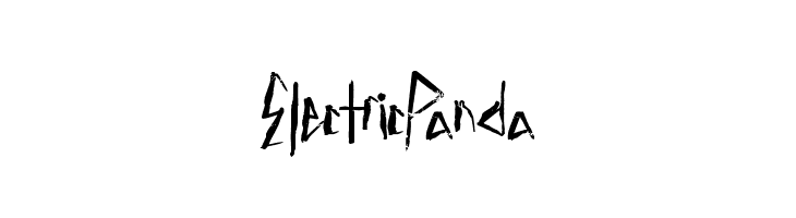 ElectricPanda  Frei Schriftart Herunterladen