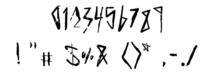 ElectricPanda Font OTHER CHARS