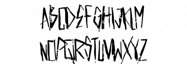 ElectricPanda Font UPPERCASE