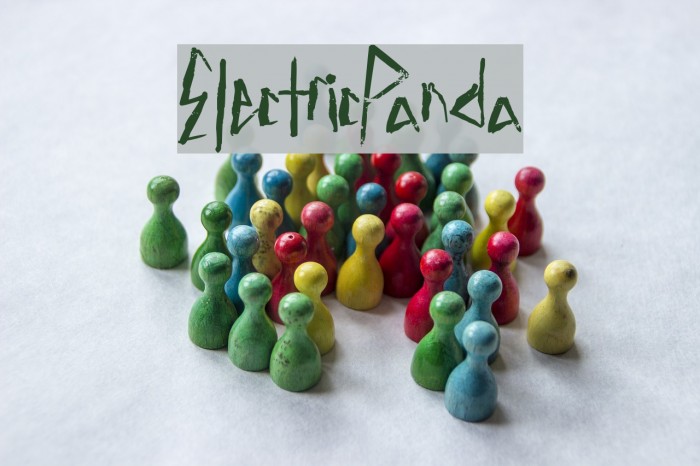 ElectricPanda Font examples