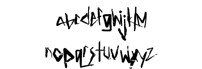 ElectricPanda Font LOWERCASE
