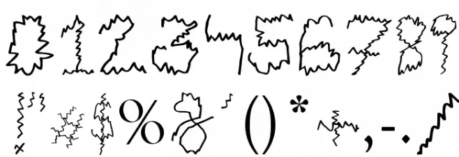 Electrica Salsa Font OTHER CHARS