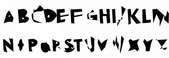Electrical Snow Blizzard Schriftart Groß