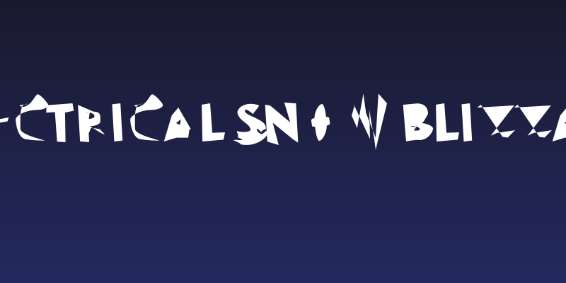 Electrical Snow Blizzard Social Header