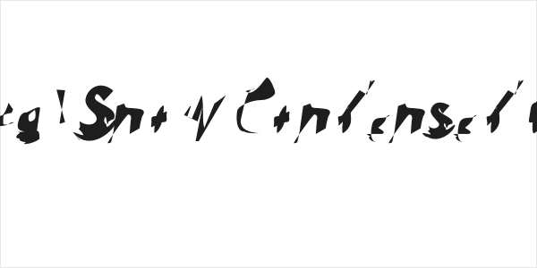 Electrical Snow Condensed Oblique Logo