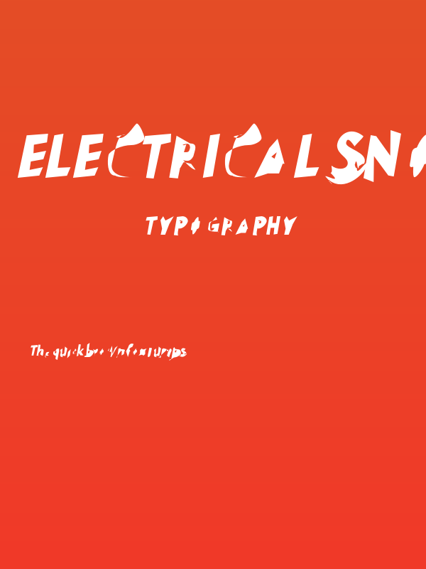 Electrical Snow Condensed Oblique Poster