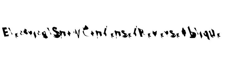 Electrical Snow Condensed Reverse Oblique  免费字体下载