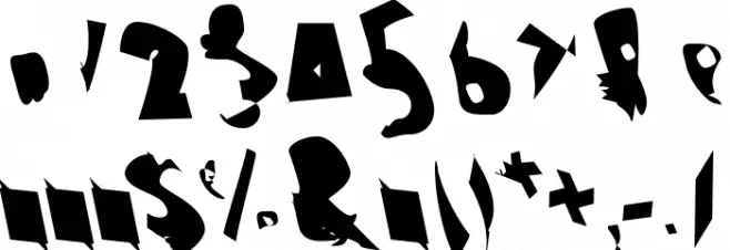 Electrical Snow Condensed Reverse Oblique Font OTHER CHARS