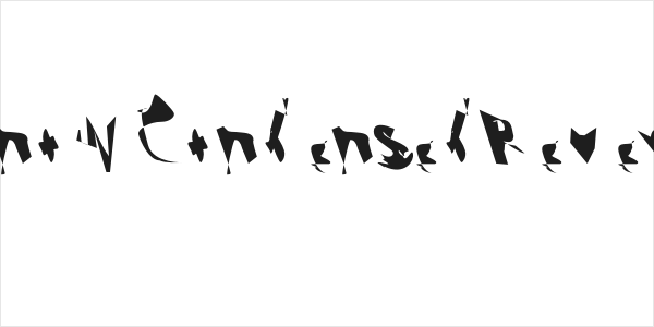 Electrical Snow Condensed Reverse Oblique Logo