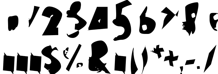 Electrical Snow Condensed Font OTHER CHARS