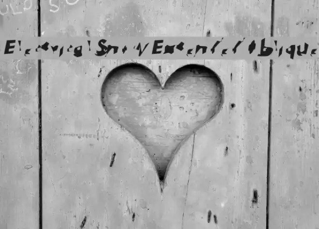 Electrical Snow Extended Oblique Font examples