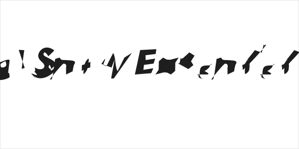 Electrical Snow Extended Oblique Logo