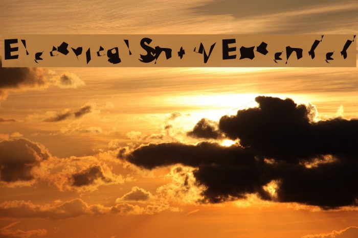 Electrical Snow Extended Font examples