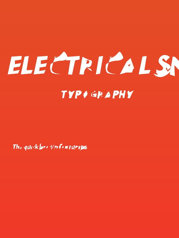 Electrical Snow Oblique Poster