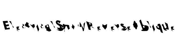 Electrical Snow ReverseOblique  font caratteri gratis