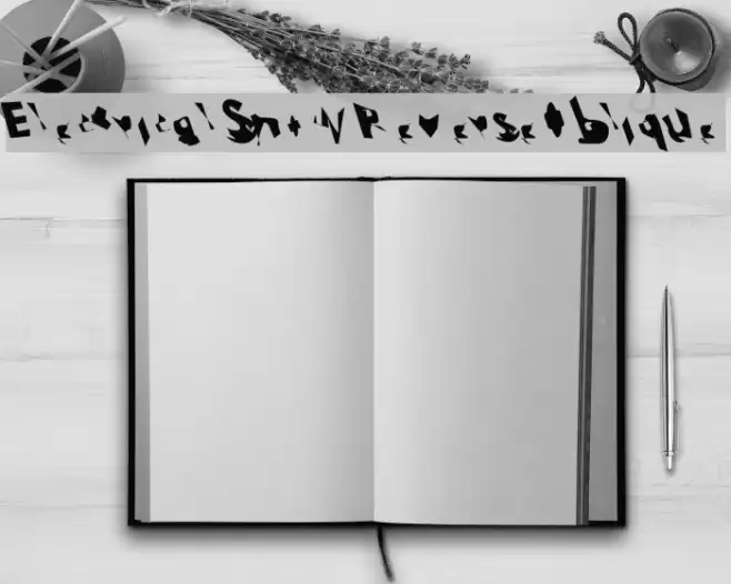 Electrical Snow ReverseOblique Font examples