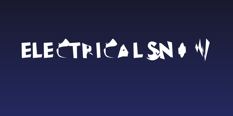 Electrical Snow Social Header