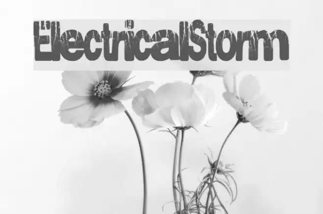ElectricalStorm Font examples