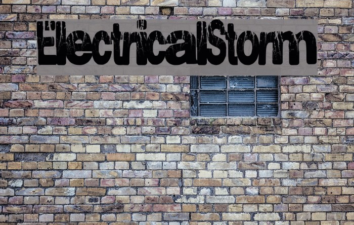 ElectricalStorm Font examples